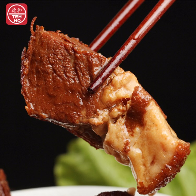 德和紅燒豬肉500g罐頭云南特產(chǎn)紅燒肉即食野營戶外食品批發(fā)