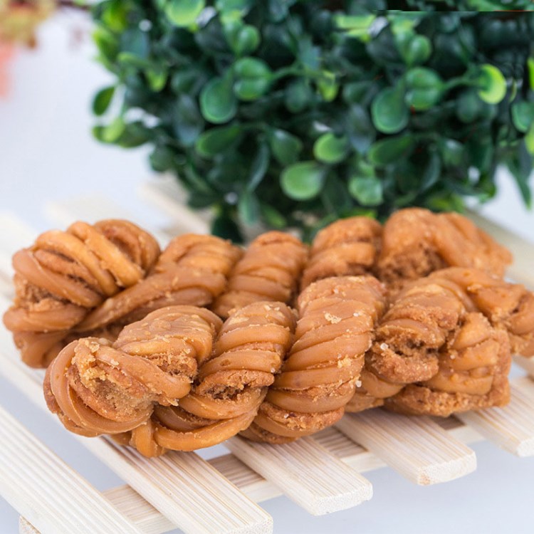 天津特產零食糕點桂榮齋麻花整箱5斤散裝大麻花十八街禮盒麻花