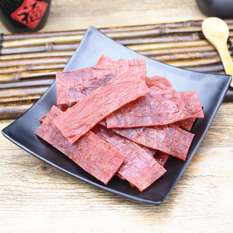 靖江特產(chǎn)精制豬肉脯豬肉干肉片肉制品休閑零食品小吃200g/袋