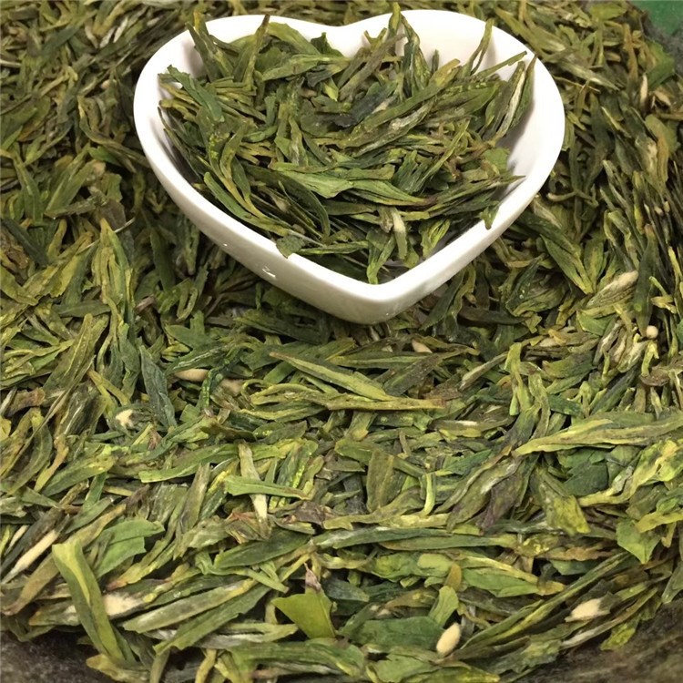 聚天禾茶葉龍井散裝 2018年豆香雨前龍井 豆香炒青綠茶批發(fā)250g