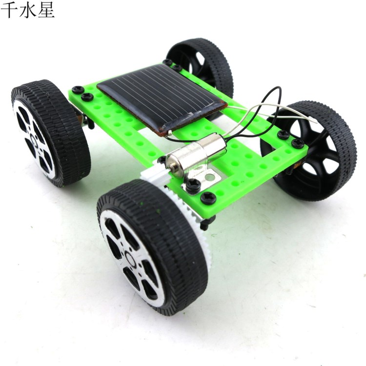 迷你2號太陽能車 玩具 DIY 科技小制作 拼裝益智 趣味模型 千水星