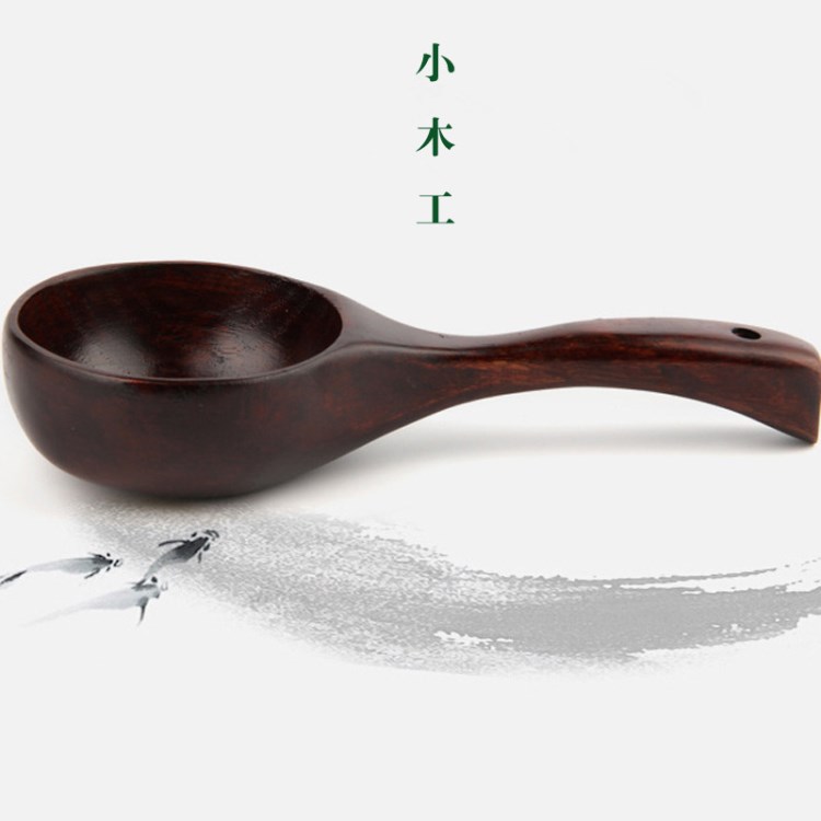 廠家批發(fā)天然環(huán)保木質(zhì)生漆三國(guó)水勺 瓢 家居廚房用品米勺 定制勺