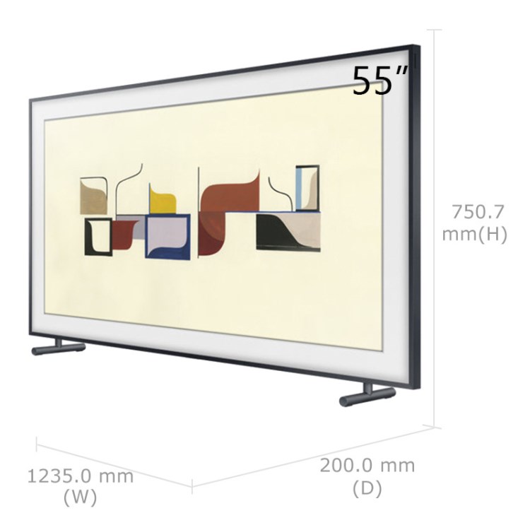 Samsung/三星 UA55LS003AJXXZ 55英寸4k超高清智能平板畫壁電視