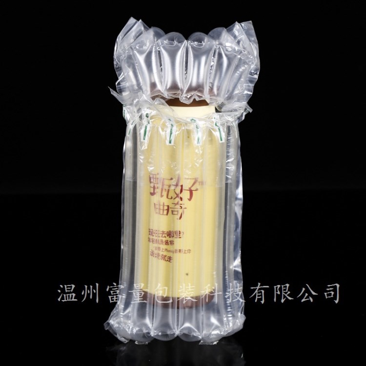 自動封口氣柱袋 玻璃制品物流包裝抗震防摔氣泡柱袋