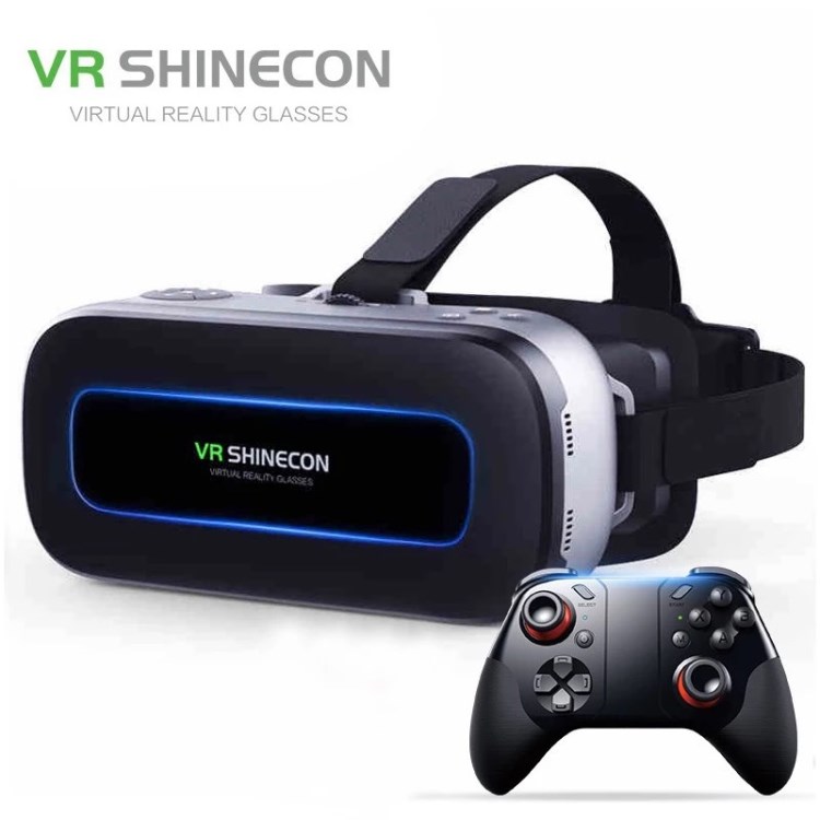 千幻一體機VRSHINECON眼鏡3d虛擬現實家庭影院vrbox頭戴式頭盔