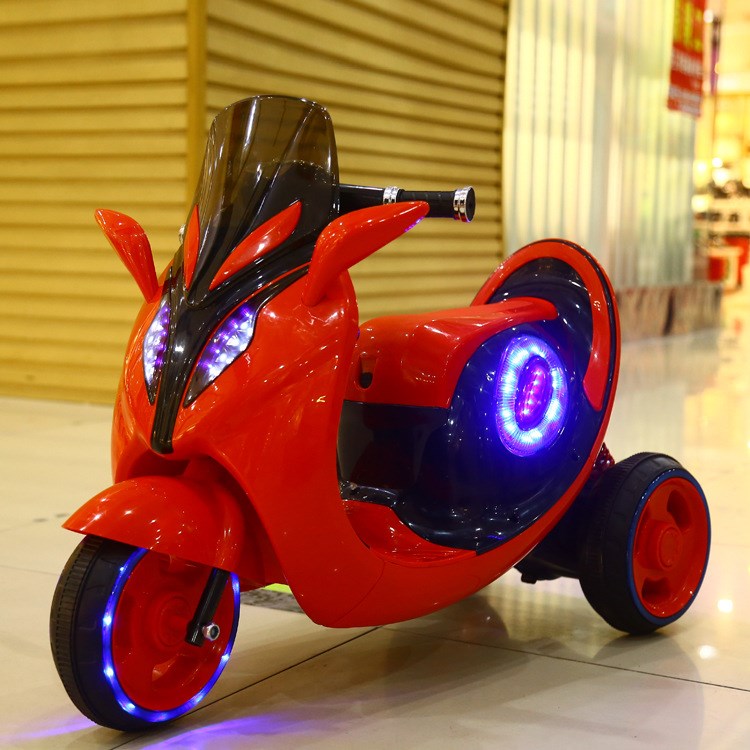 新款兒童電動摩托車三輪車男女寶寶可坐人小孩玩具車大號電瓶童車