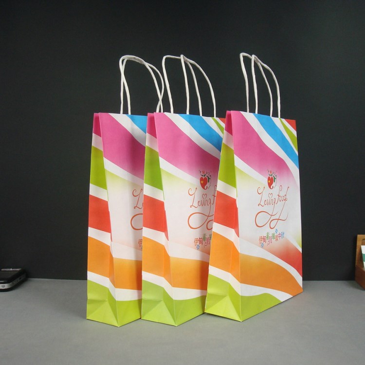 廈門(mén)紙袋工廠定制 白牛皮紙食品包裝手提袋  各種購(gòu)物紙袋 環(huán)保袋