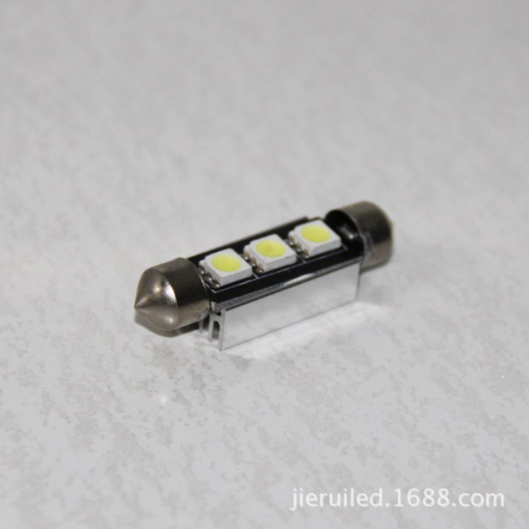 canbus雙尖燈5050 3SMD 39mm 解碼閱讀燈 車頂燈 LED車燈 尾箱燈