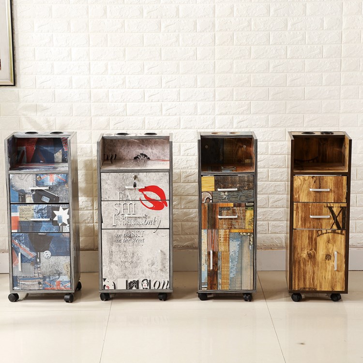 創意辦公室文件柜美式實木雙孔柜家居現代客廳收納儲物柜廠家批發