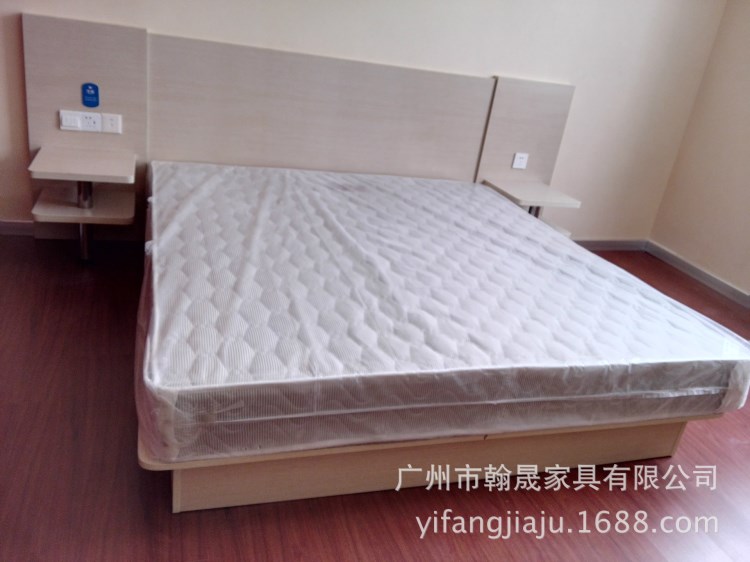 廣州賓館快捷酒店客房家具 標(biāo)間套房公寓學(xué)校成套家具 賓館床架