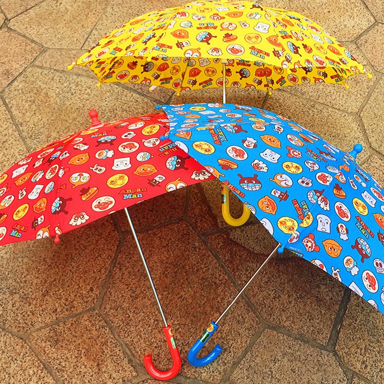 外貿(mào)原單出口日本 卡通面包超人雨傘男女幼兒園兒童防曬傘雨具