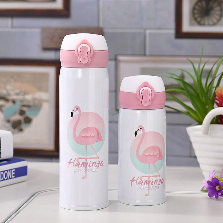 新款不銹鋼保溫杯 清新彈跳杯時(shí)尚創(chuàng)意禮品廣告杯批發(fā)定制LOGO