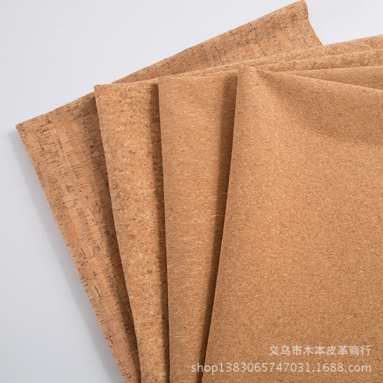 爆款環(huán)保 軟木皮革 真木紋 鞋革箱包革手機革包裝革廠家直銷PU