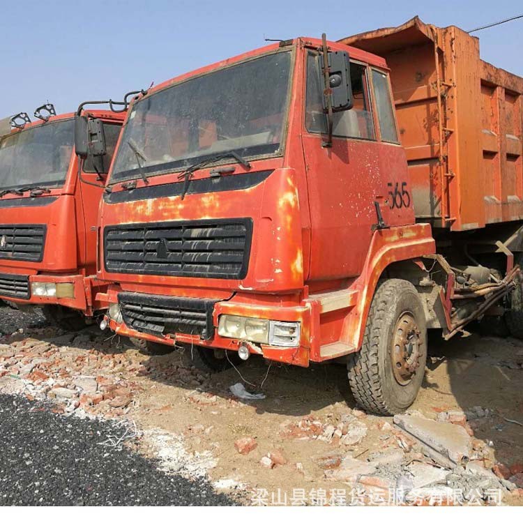 二手自卸车 二手后八轮翻斗自卸车 重汽豪沃渣土车