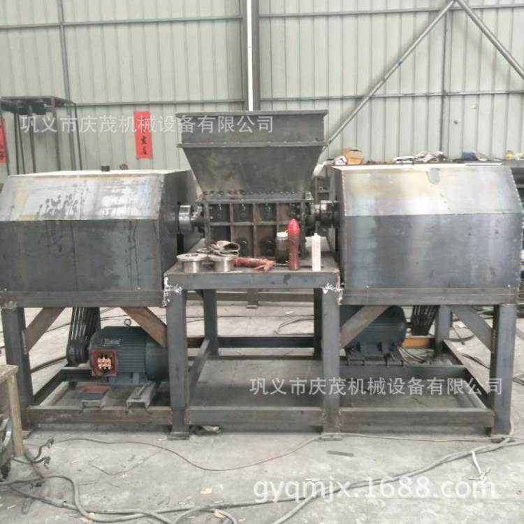 慶茂機(jī)械橡膠撕碎機(jī)規(guī)格 彩鋼瓦破碎機(jī)生產(chǎn)線 金屬撕碎機(jī)圖片