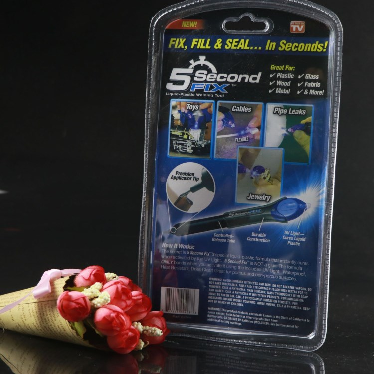 紫外線膠水62克液體塑料5秒膠粘神器 5second fix, TV新品