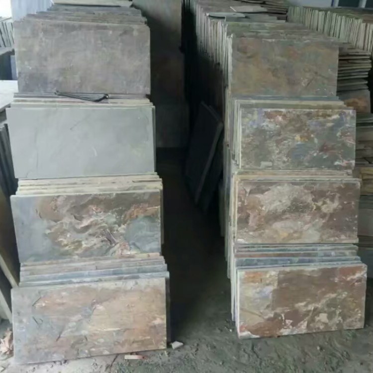 自然青石文化石 戶外防滑地磚 工程板建材板 石材加工定制