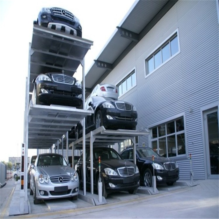 小型简易停车设备家用双层液压立体车库机械升降式立体车库