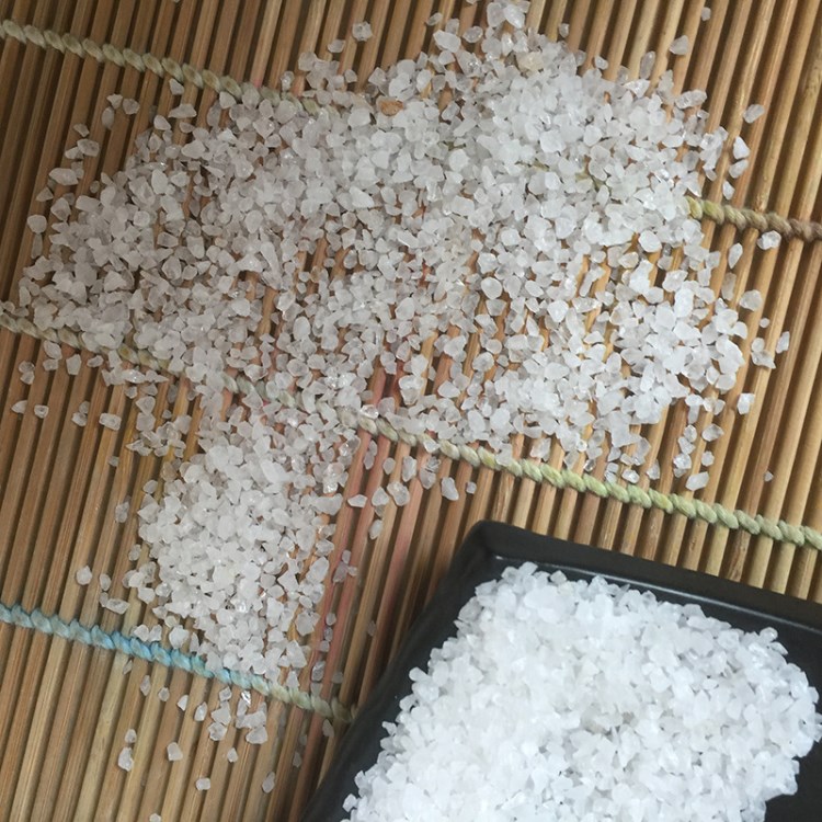 廠家直銷  4-6mm水處理用石英砂濾料 水處理用石英砂 鑄造石英砂