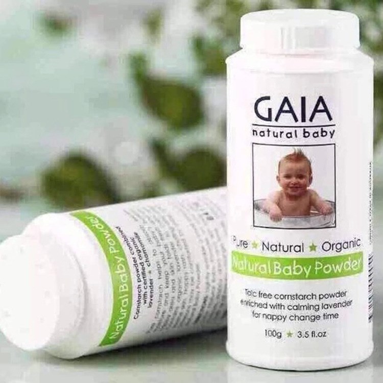 澳洲代購(gòu)Gaia Natural Baby Powder 嬰兒爽身粉痱子粉 100g