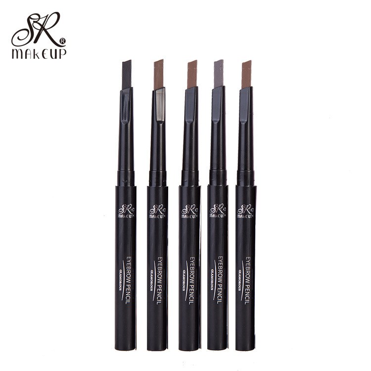 新配方黑管方形自動旋轉(zhuǎn)眉筆不暈染防汗防水單頭眉筆批發(fā)廠家直銷