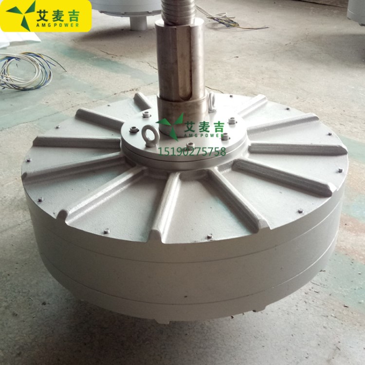 廠家定制 5000w 150rpm  220v/380v無鐵芯永磁發(fā)電機(jī) 盤式永磁發(fā)