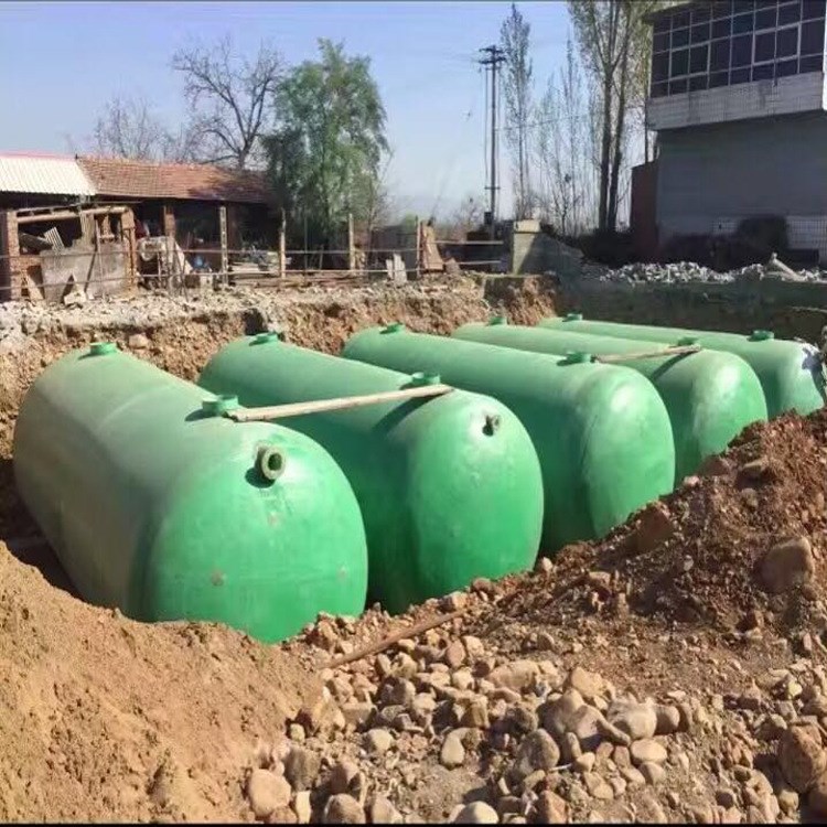 玻璃钢农村家用化粪池污水处理设备沼气池frp粪便反应池化粪罐