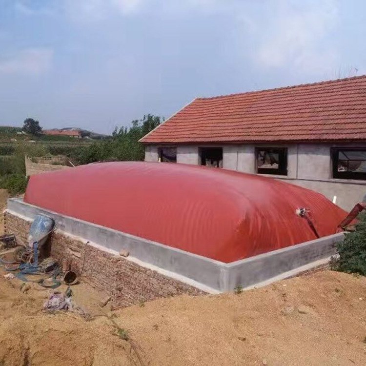定制紅泥 軟體沼氣池 pvc發(fā)酵儲氣袋 新型塑料 沼氣設(shè)備