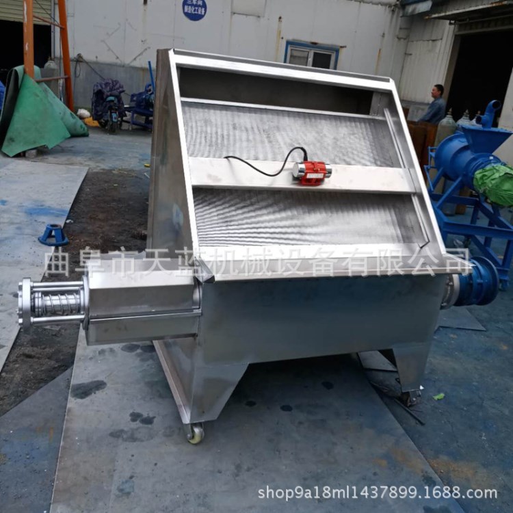 屠宰污水沼氣渣液干濕分離機(jī) 畜禽糞污脫水機(jī) 新款加長型分離設(shè)備