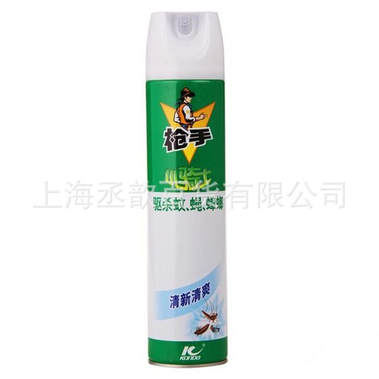 枪手小骑士杀虫气雾剂600ML 驱虫杀蚊子苍蝇蟑螂 单位批发