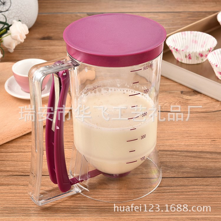 纸杯蛋糕专用面糊分离分配器 面糊漏斗 batter dispenser 量杯