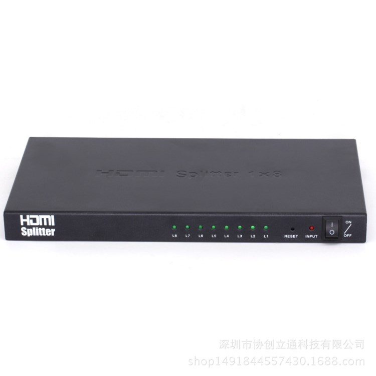 廠家直銷 HDMI 高清分配器 一分八 一進八出 1分8 支持3D 1080P