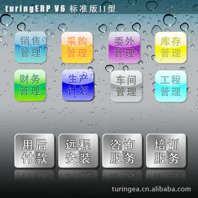 turingERP V6 全功能評估版 erp管理軟件 進銷存 財務(wù)軟件 MRP