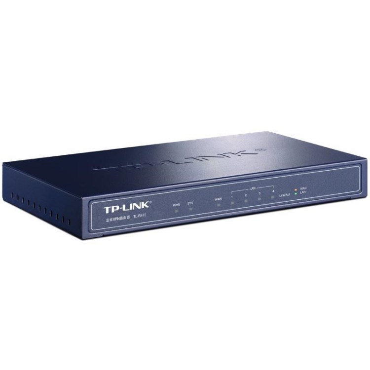 TP-LINK 4口高速有線路由器 企業(yè)級路由器上網(wǎng)行為管理 TL-R473
