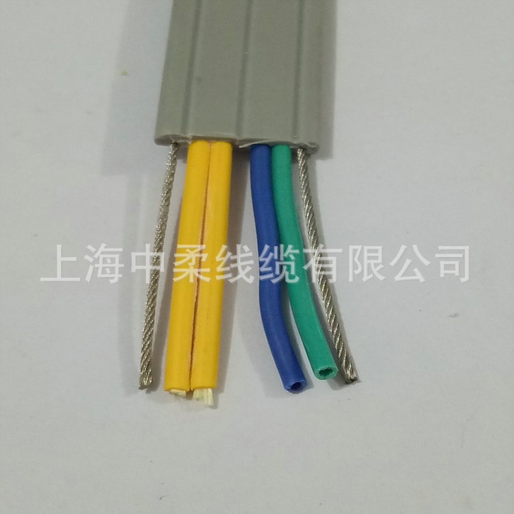 新品光纤复合电缆 TVVB+OF电梯随行光缆 YFFB+OF行车起重机用光缆