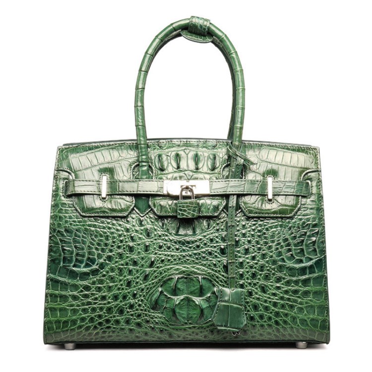 大鳄皮具女款鳄鱼皮包动物纹女包2018年新款真皮包包女