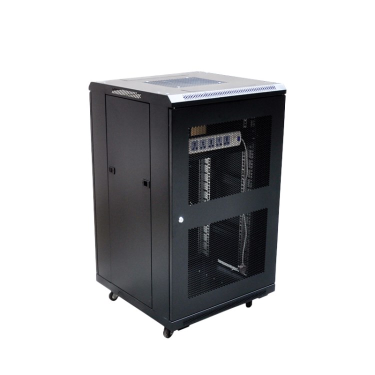 廠家直銷 高散熱機柜 12U服務器機柜批發 SPCC冷軋鋼網絡機柜
