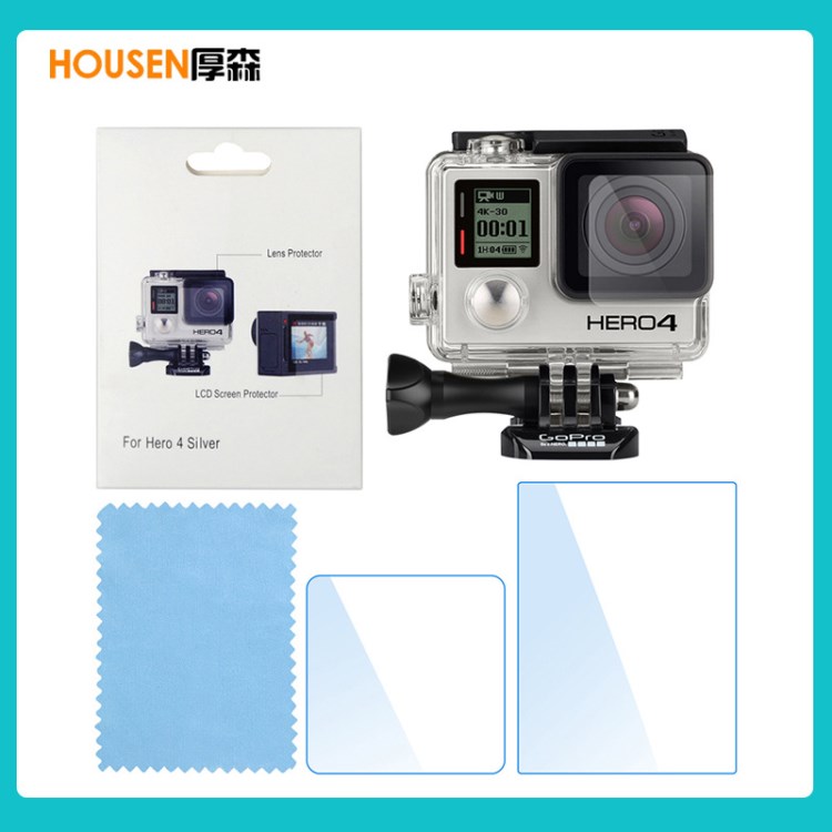 gopro配件 hero3/3+/4 lcd顯示屏保護(hù)膜