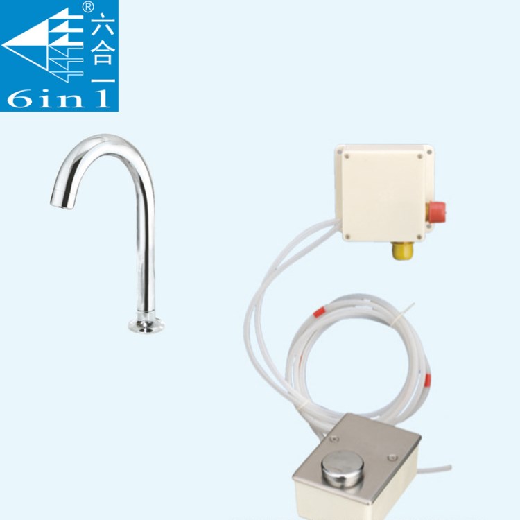 6in1廚房旋轉液壓腳踏水龍頭單聯式節水龍頭 質量 6in1-1-22C