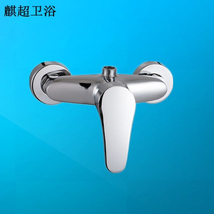 麒超銅暗裝冷熱淋浴龍頭浴室入墻式花灑水龍頭雙控浴缸混水閥批發(fā)