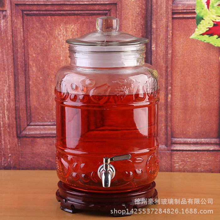 廠家直銷無鉛加厚泡酒瓶 自釀酒瓶 葡萄梅酒玻璃罐 量大優惠