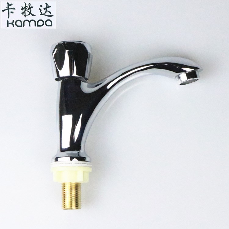 廠家直銷(xiāo)面盆單冷水龍頭陶瓷盆洗手盆水龍頭 浴室單水龍頭批發(fā)