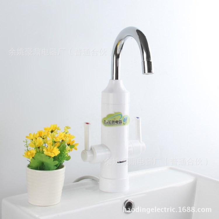 廠家供應即熱式水龍頭雙手柄電熱水龍頭快熱水龍頭全套塑料件