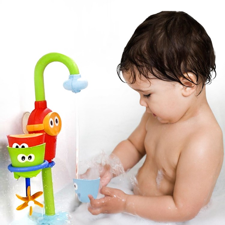 兒童浴室戲水玩具水龍頭電動噴水花灑嬰幼兒洗澡玩具夏天熱賣
