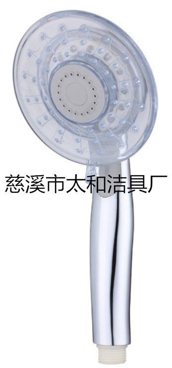淋浴家用酒店多功能可調(diào)擋自發(fā)電發(fā)光溫控七彩單色LED花灑噴