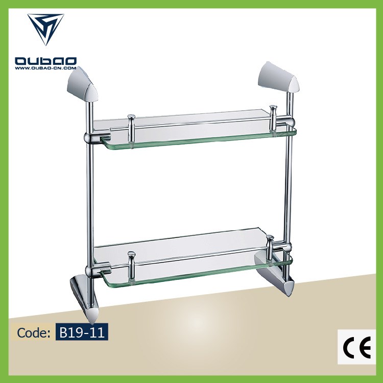 B19-11雙層置物架衛浴五金廁紙架商家皂籃經營廠家生產直銷國內外