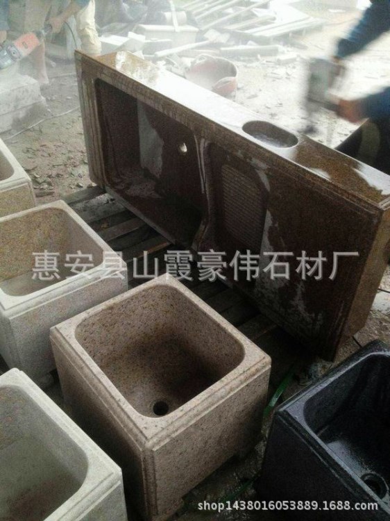 花崗巖洗手盆（批發(fā)各種景觀石雕、干掛幕墻、地鋪路巖等石材)
