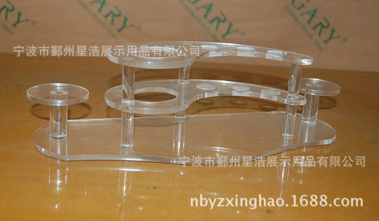 2017年新款上市 亞克力牙刷架 透明亞克力牙刷架