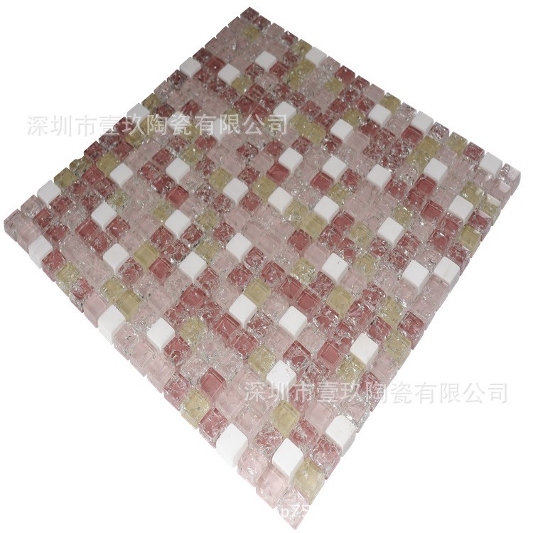 冰裂紋石材玻璃馬賽克酒店ktv酒吧廁所大廳廚房等背景廠家直銷