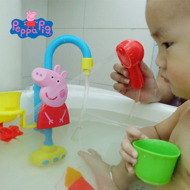 正版授權海底小縱隊洗澡玩具夏日寶寶清涼沐浴噴水花灑益智嬰幼兒